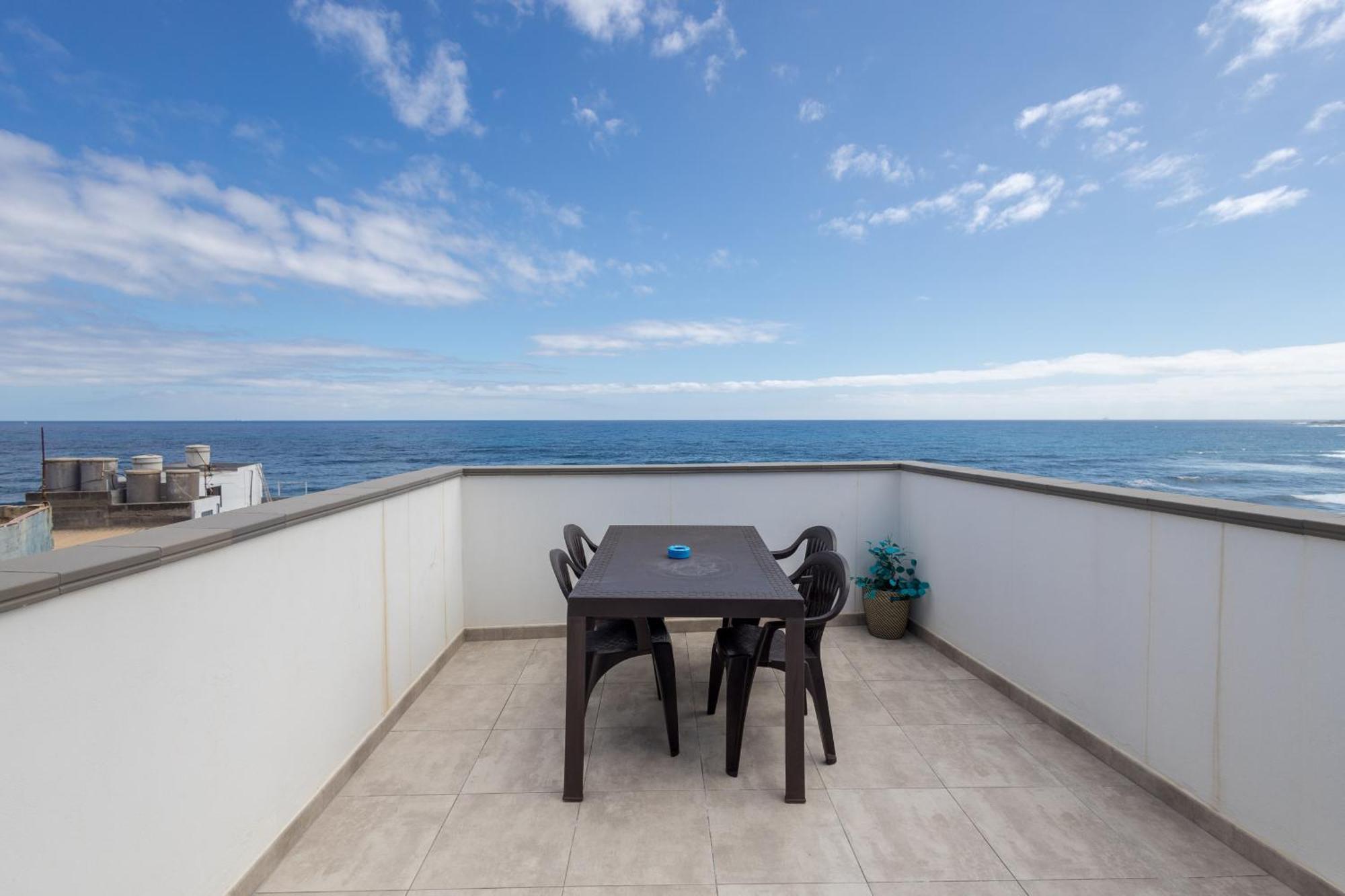 Costa Norte San Andres Studio Con Terraza Compartida Vista Al Mar Trapiche (Las Palmas) Exterior photo