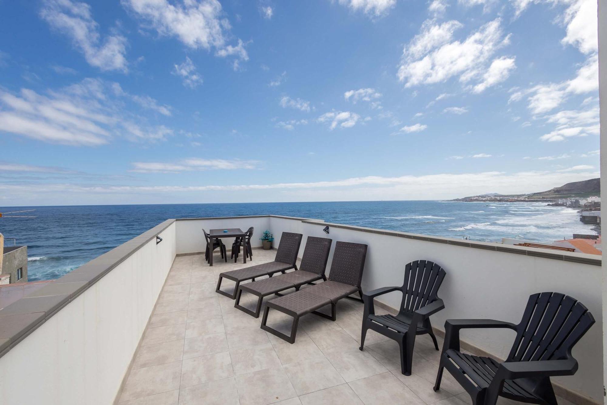 Costa Norte San Andres Studio Con Terraza Compartida Vista Al Mar Trapiche (Las Palmas) Exterior photo
